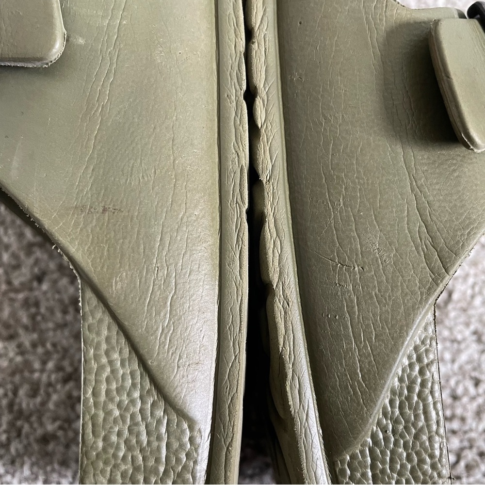 Birkenstock Arizona EVA Sandal Women’s 7 Khaki Green Slides Mens 9 Comfort Shoes - Picture 10 of 11